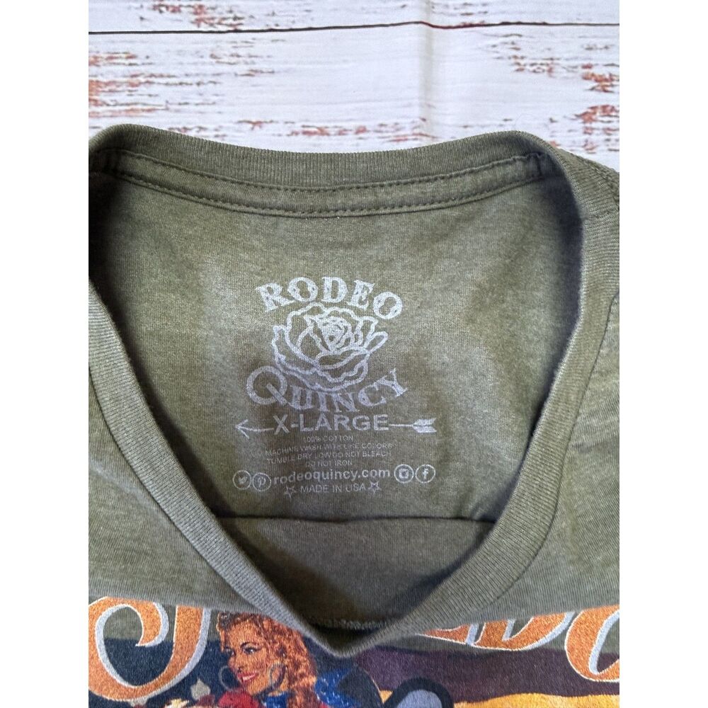 Rodeo Quincey Let Freedom Ring TShirt XL Graphic Tee Western Country 100% Cotton - Picture 3 of 3
